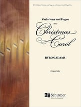 Variations and Fugue on a Christmas Carol Organ sheet music cover